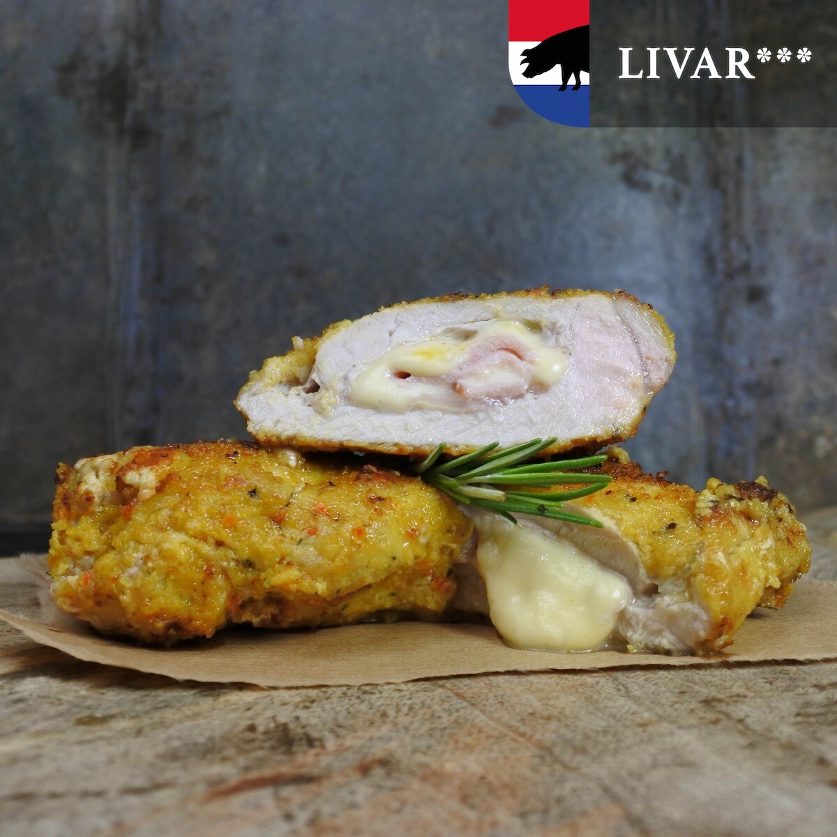 Cordon bleu Livar | Boerenkaas achterham Livar