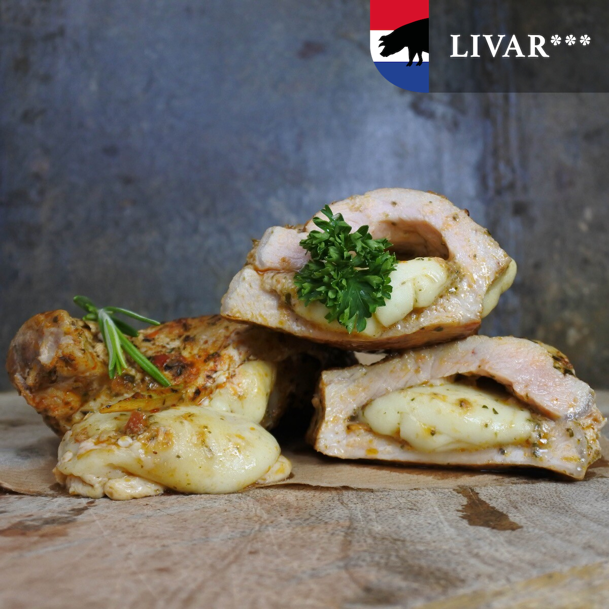 Cordon bleu Livar | Mozzarella zontomaat pesto