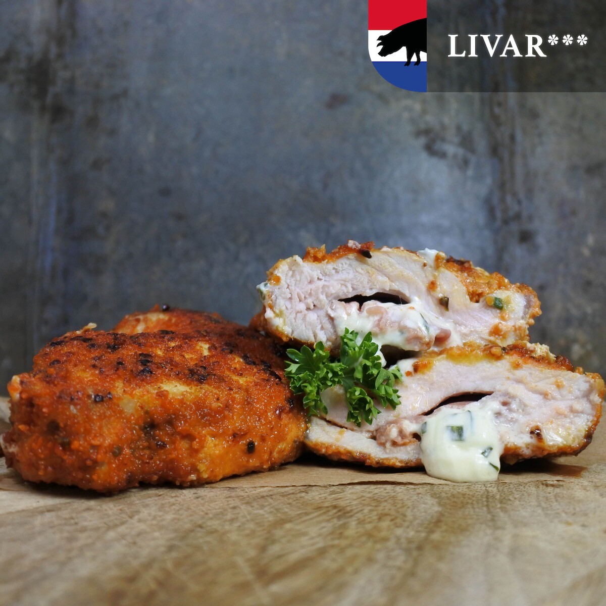Cordon bleu Livar | Roomkaas bieslook parmaham