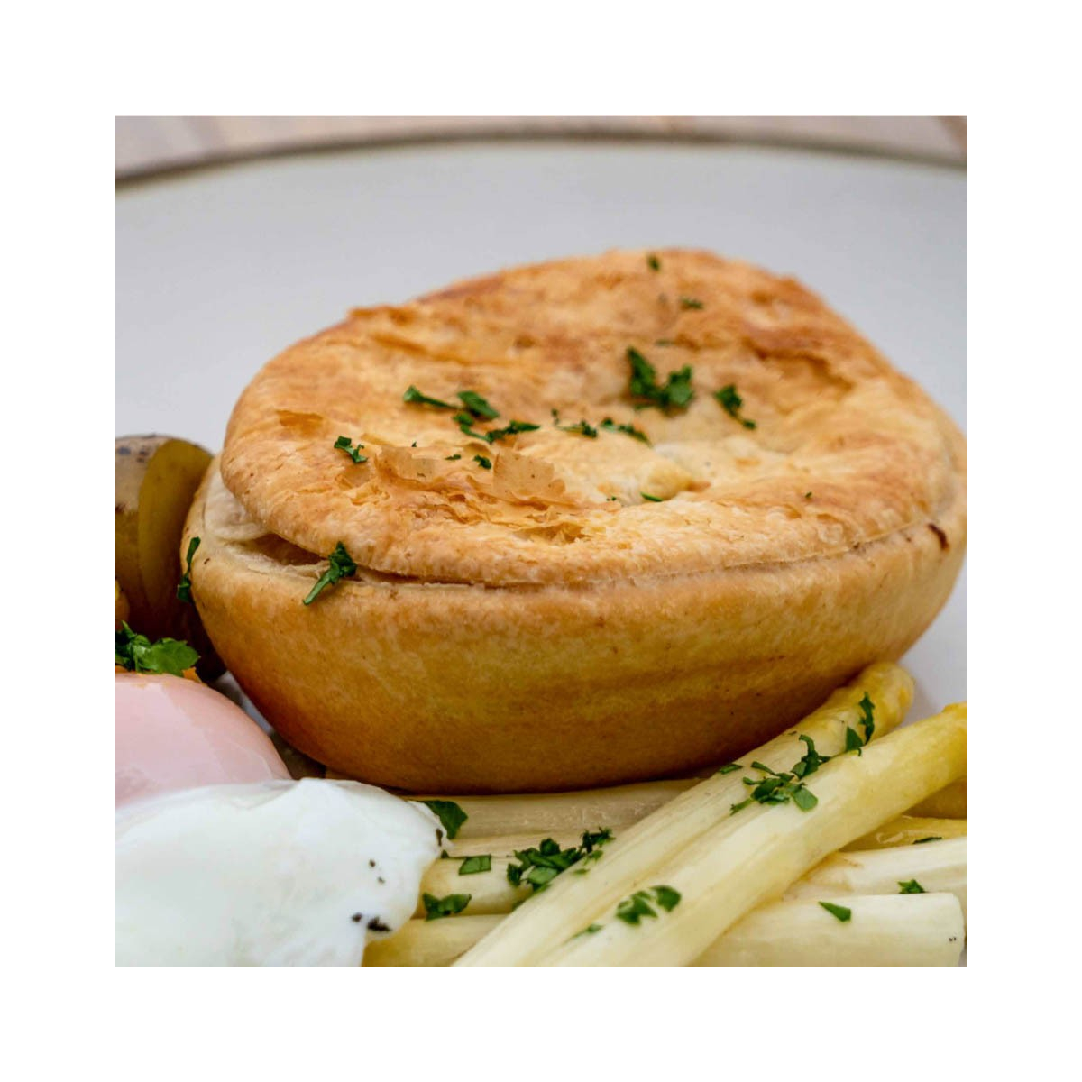 Meat pie | Asperge & kip