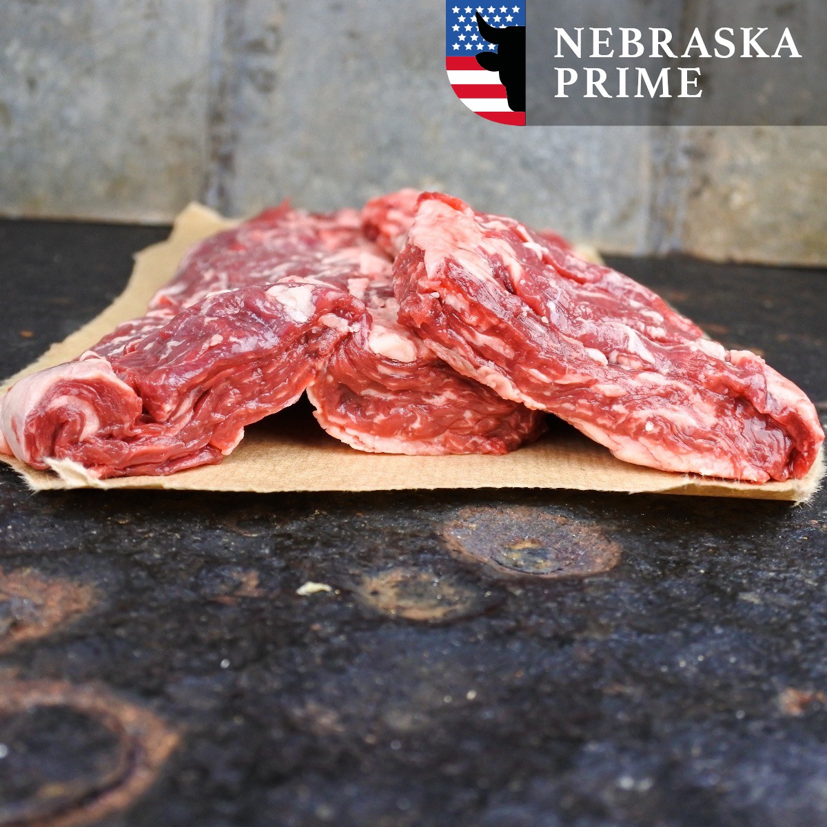 Outside skirt (uitgevliesd) Black Angus USDA prime (Outside skirt (uitgevliesd) Black Angus USDA prime -450~500g)