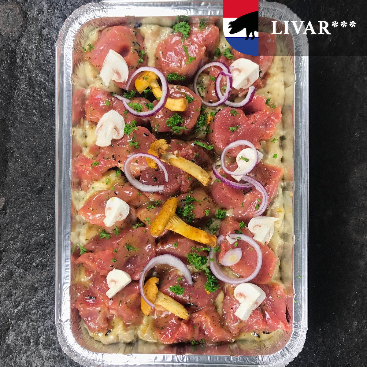 Ovenslee varkenshaas met truffel