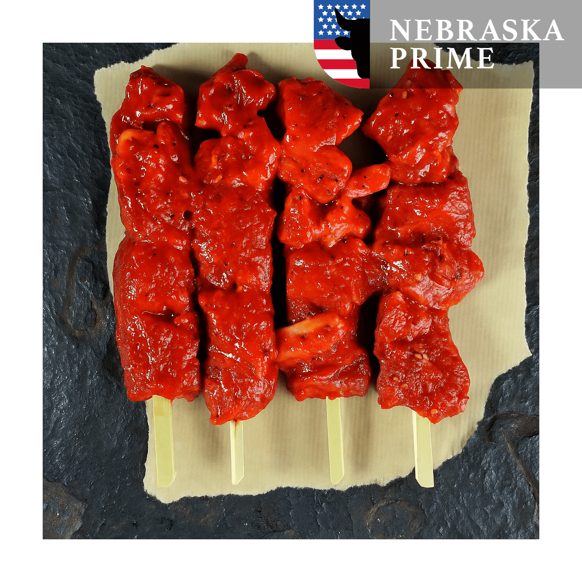 Picanhaspies Black Angus USDA Prime | Argentina spice (Picanhaspies Black Angus USDA Prime | Argentina spice -4x 80g)