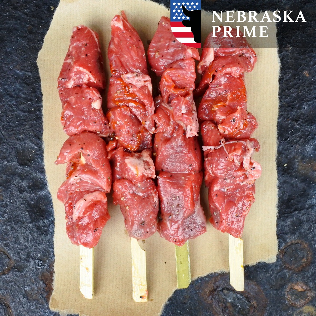 Ribeyespies Black Angus USDA prime | Tex mex  (Ribeyespies Black Angus USDA prime | Tex mex  -4x 80g)