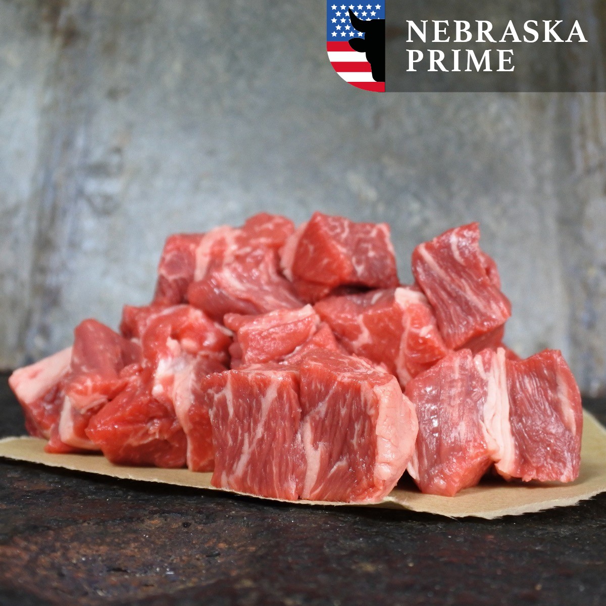 Riblapblokjes Black Angus USDA prime (Riblapblokjes Black Angus USDA prime -500g)