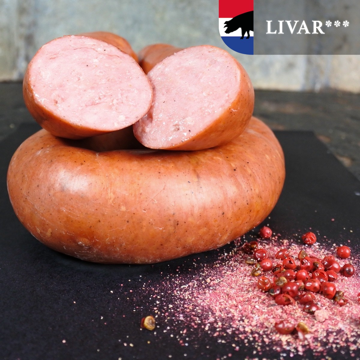 Rookworst Livar | Pink Devil  (Rookworst Livar | Pink Devil  -280g)