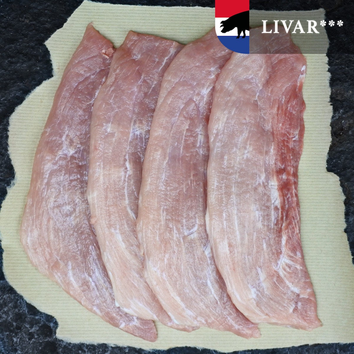 Ongepaneerde schnitzel Livar