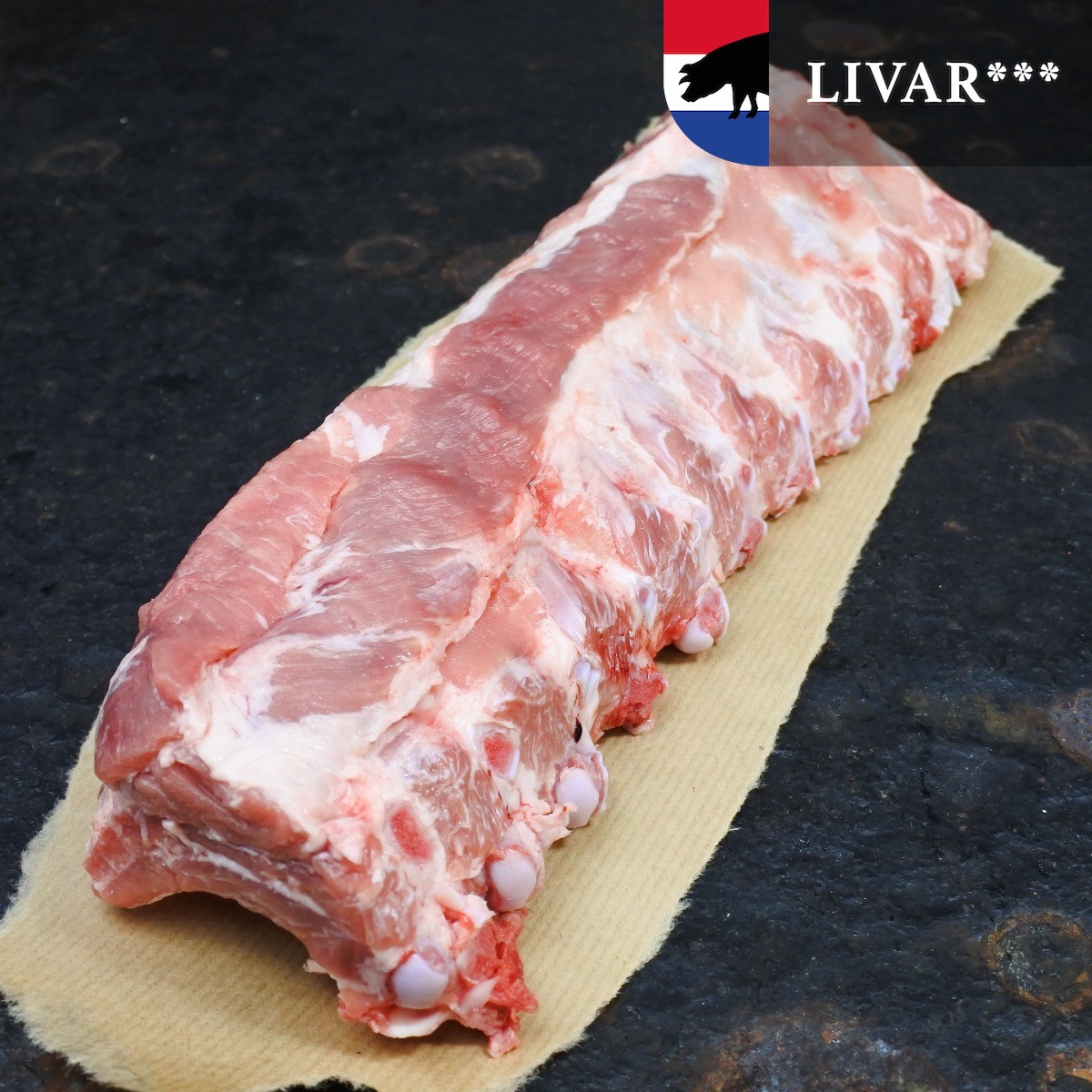 Spareribs BBQ (Dikbevleesde spareribs -800~900g)