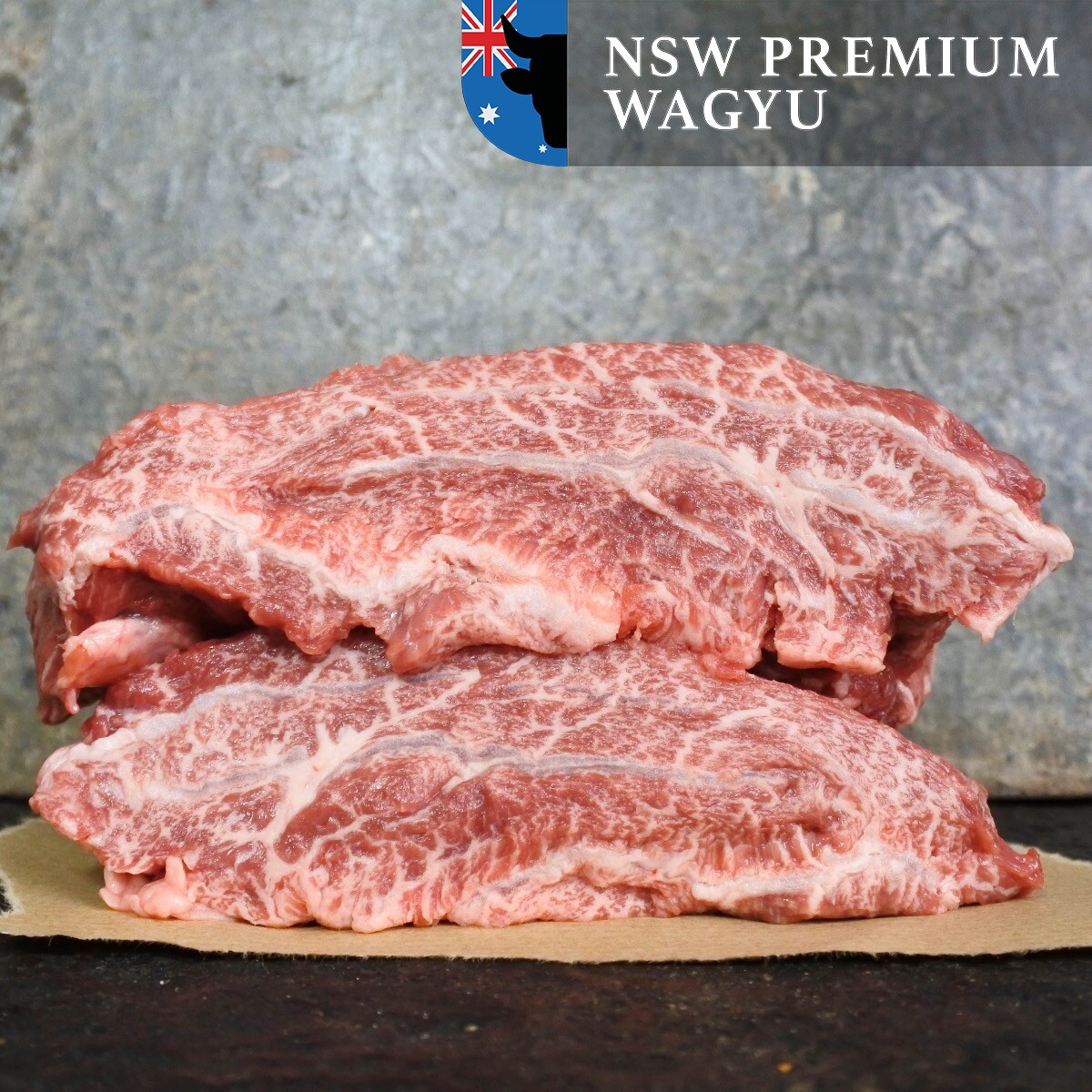 Sukadelappen Australisch Wagyu BMS 8+ (Sukadelappen Australisch Wagyu BMS 8+ -500~550g)