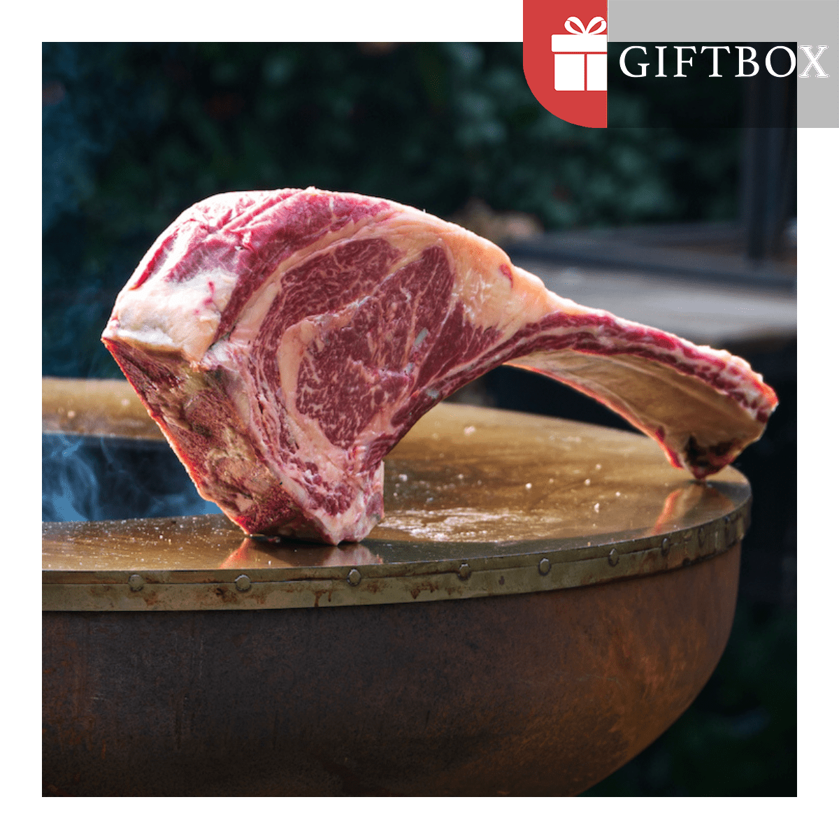 GIFTBOX Tomahawk Deluxe (Seasalt flakes -pot 100g)