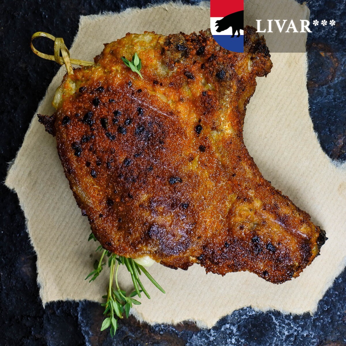 Gepaneerde karbonade Livar