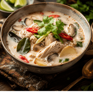 Tom Kha Kai met kip