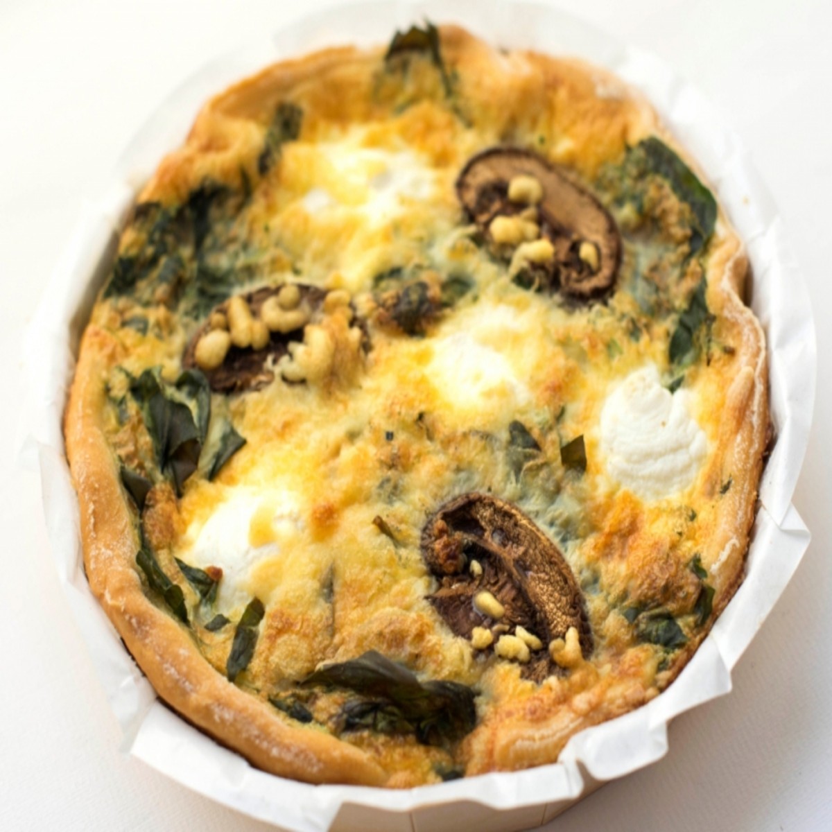 Quiche | Ricotta spinazie