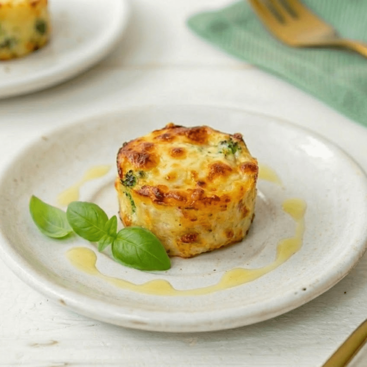 Gratintaartje | Broccoli roomkaas