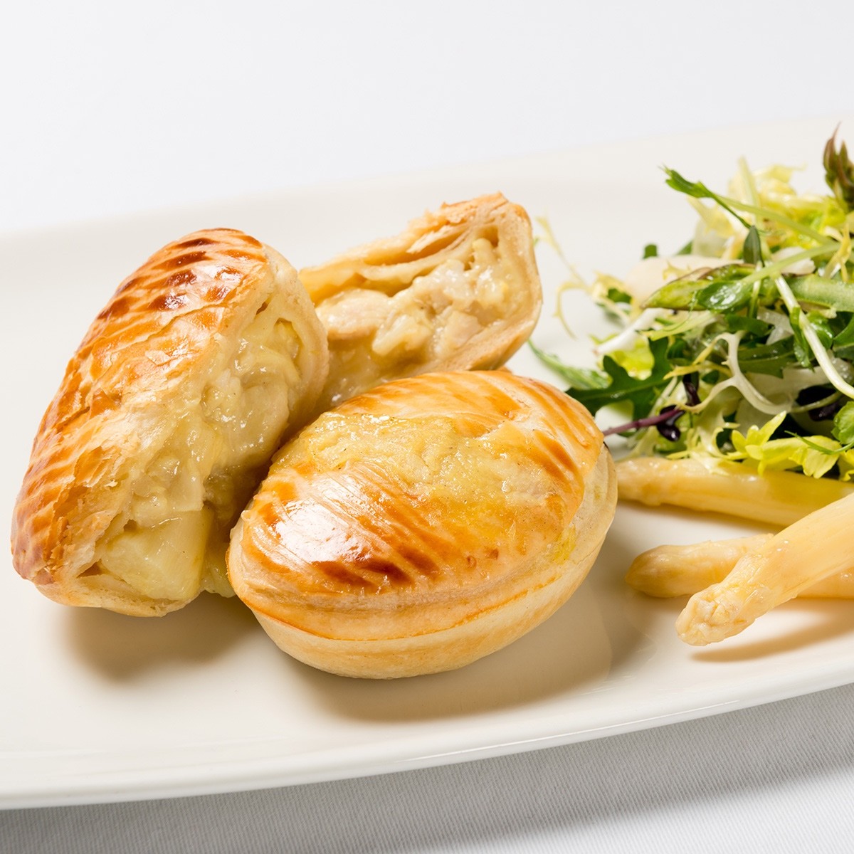 Mini meat pie | Asperge kip