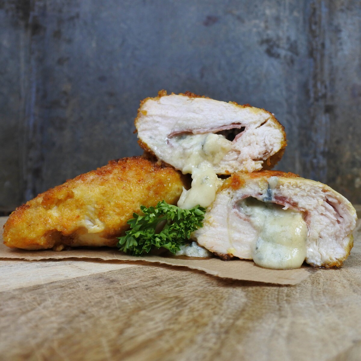 Kip cordon bleu scharrel | Gorgonzola venkelsalami