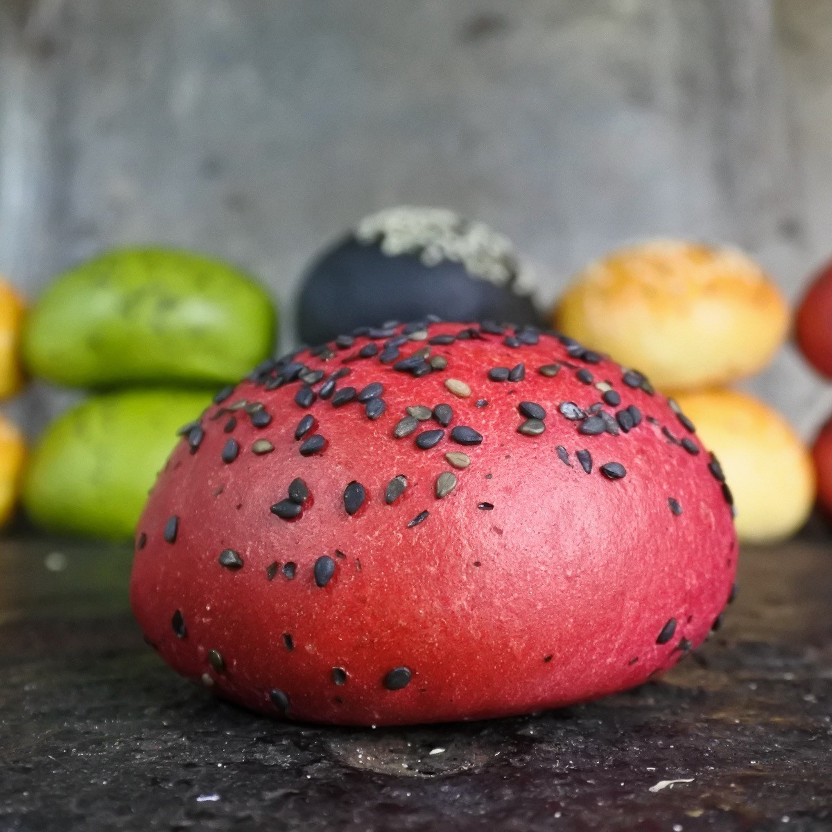 Small burgerbun | Rood