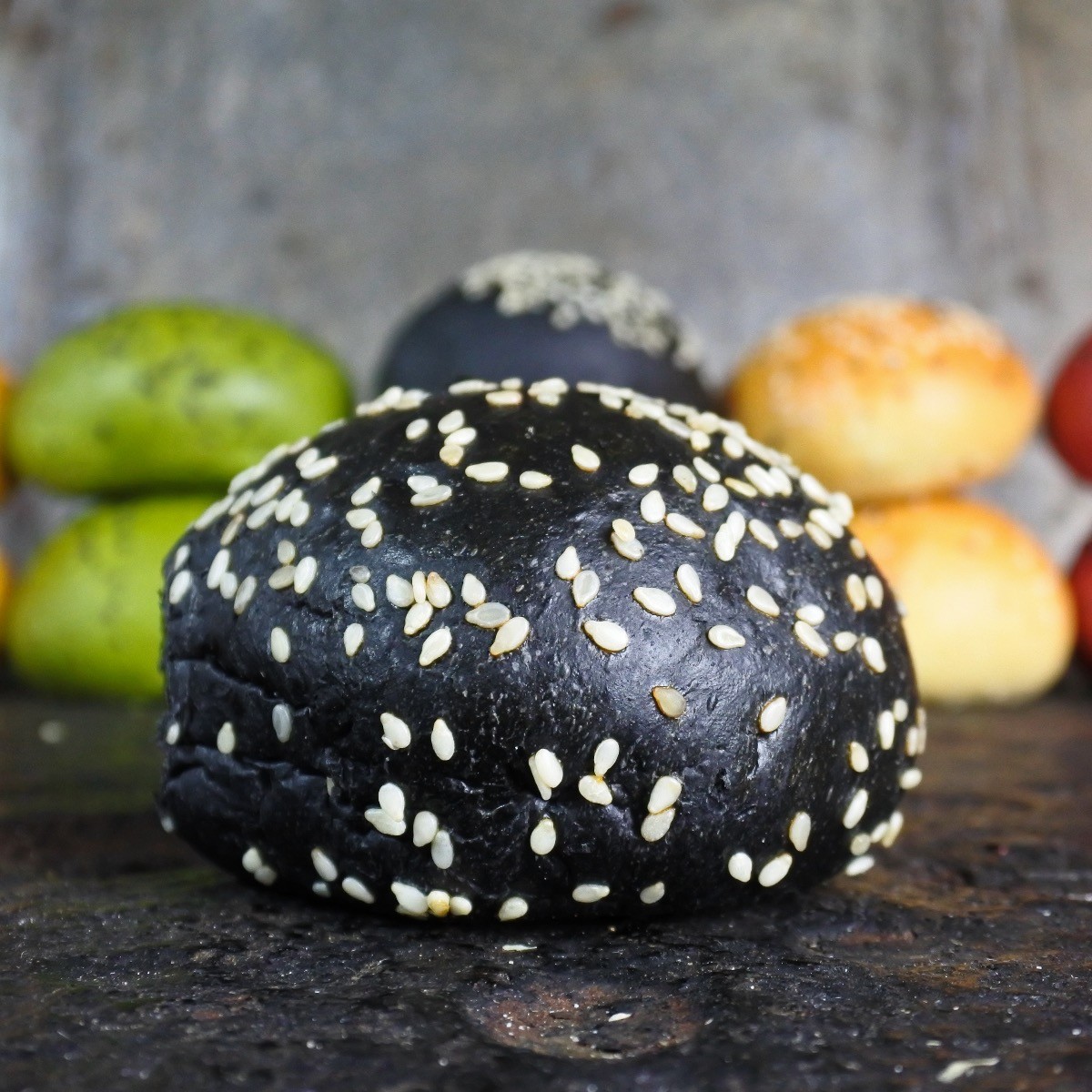 Small burgerbun | Zwart
