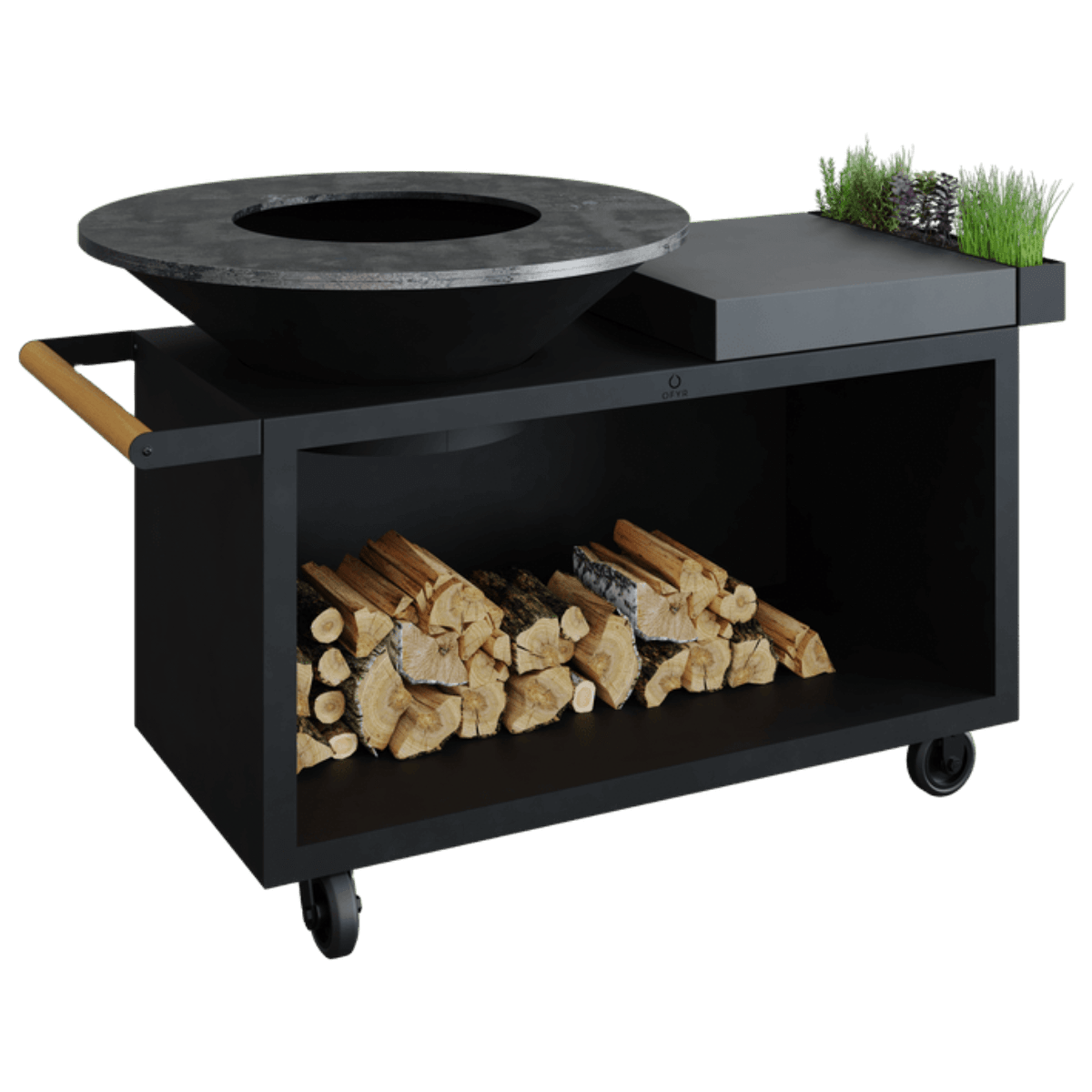 OFYR Island Black 100 PRO Donker Grijs Keramiek