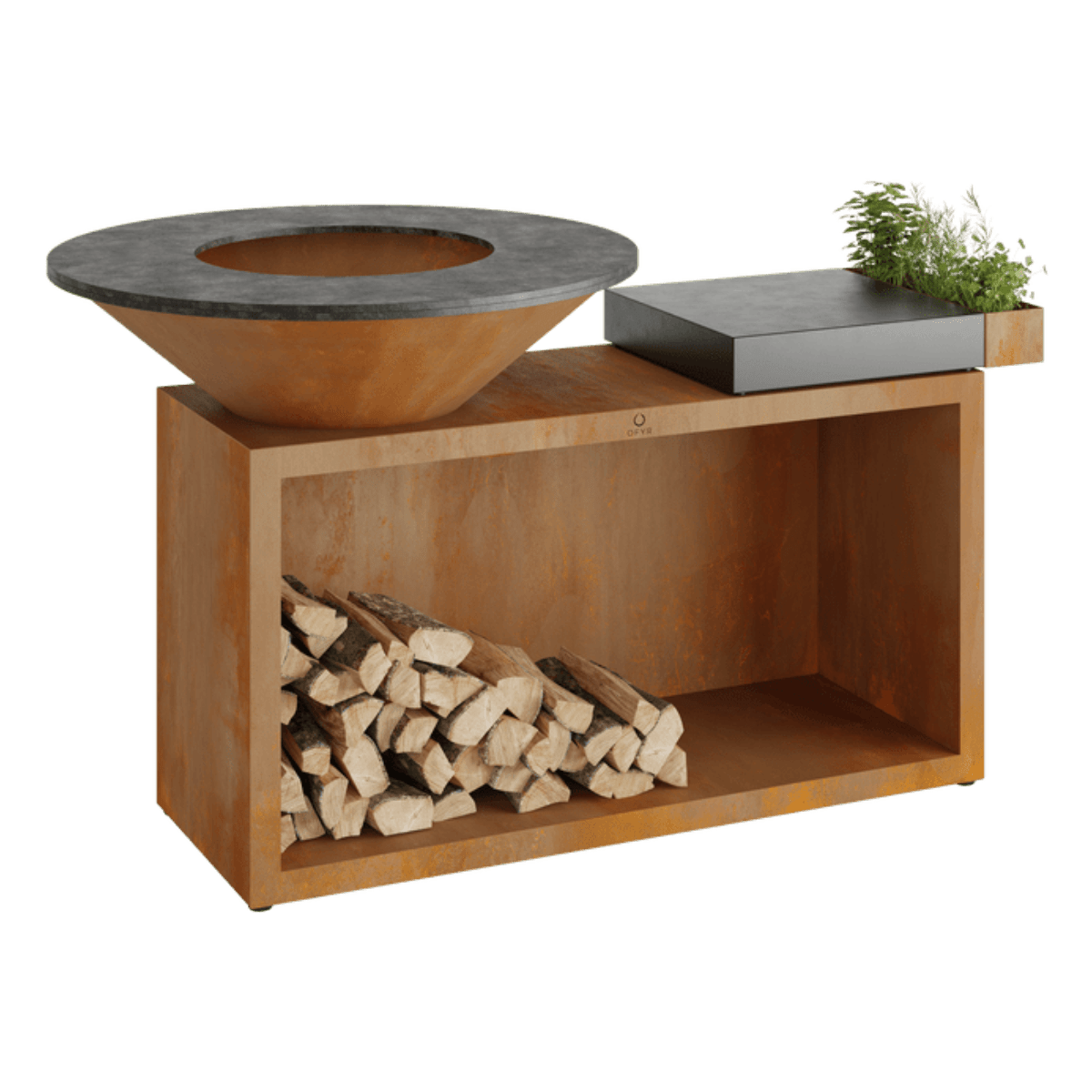 OFYR Island Corten 100  Donker Grijs Keramiek