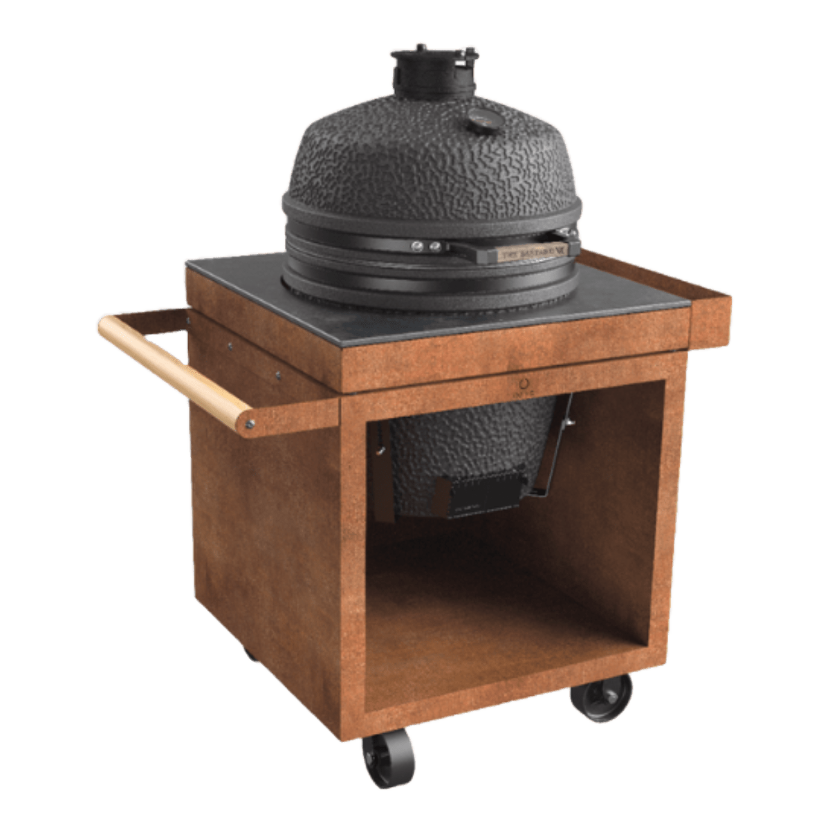 OFYR Kamado Table Corten 75 PRO+ Corten Donker Grijs Keramiek