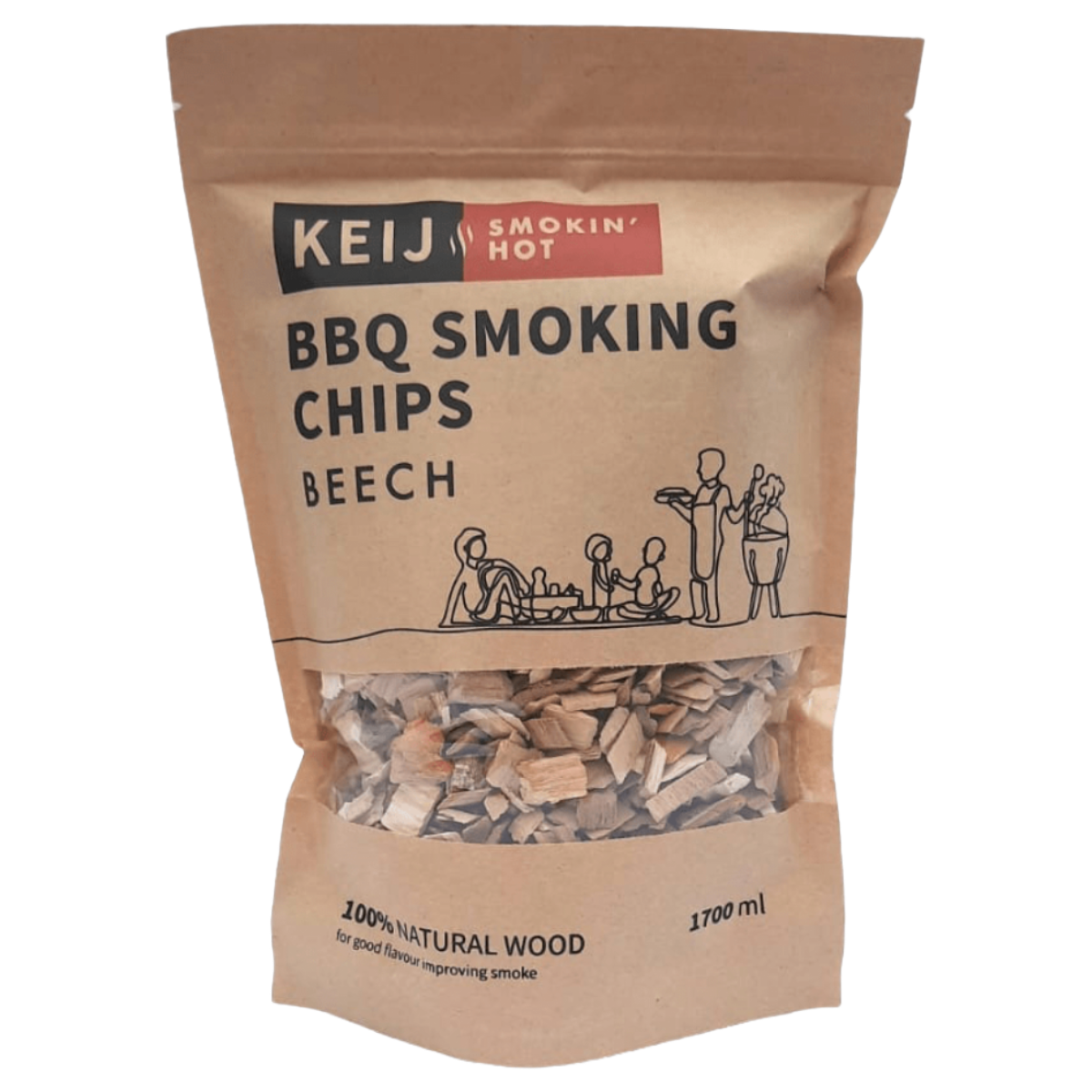 Keij BBQ Smoking Chips Beech