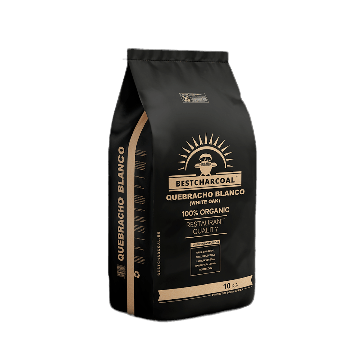 BestCharcoal Quebracho Blanco Houtskool 10 kg
