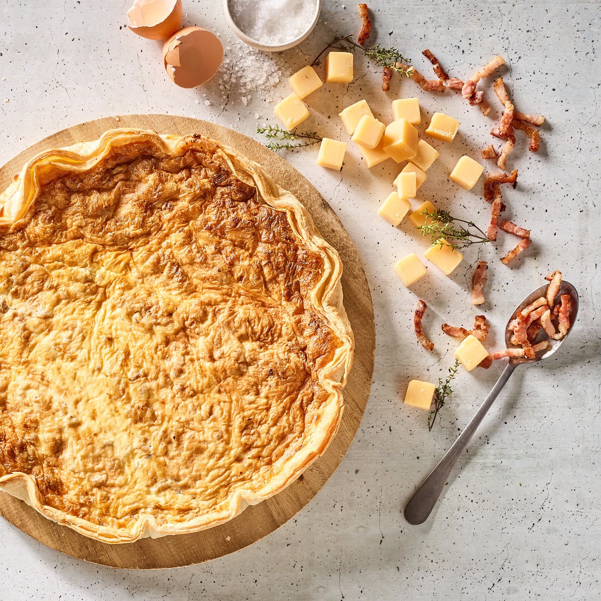 Quiche | Kaas spek