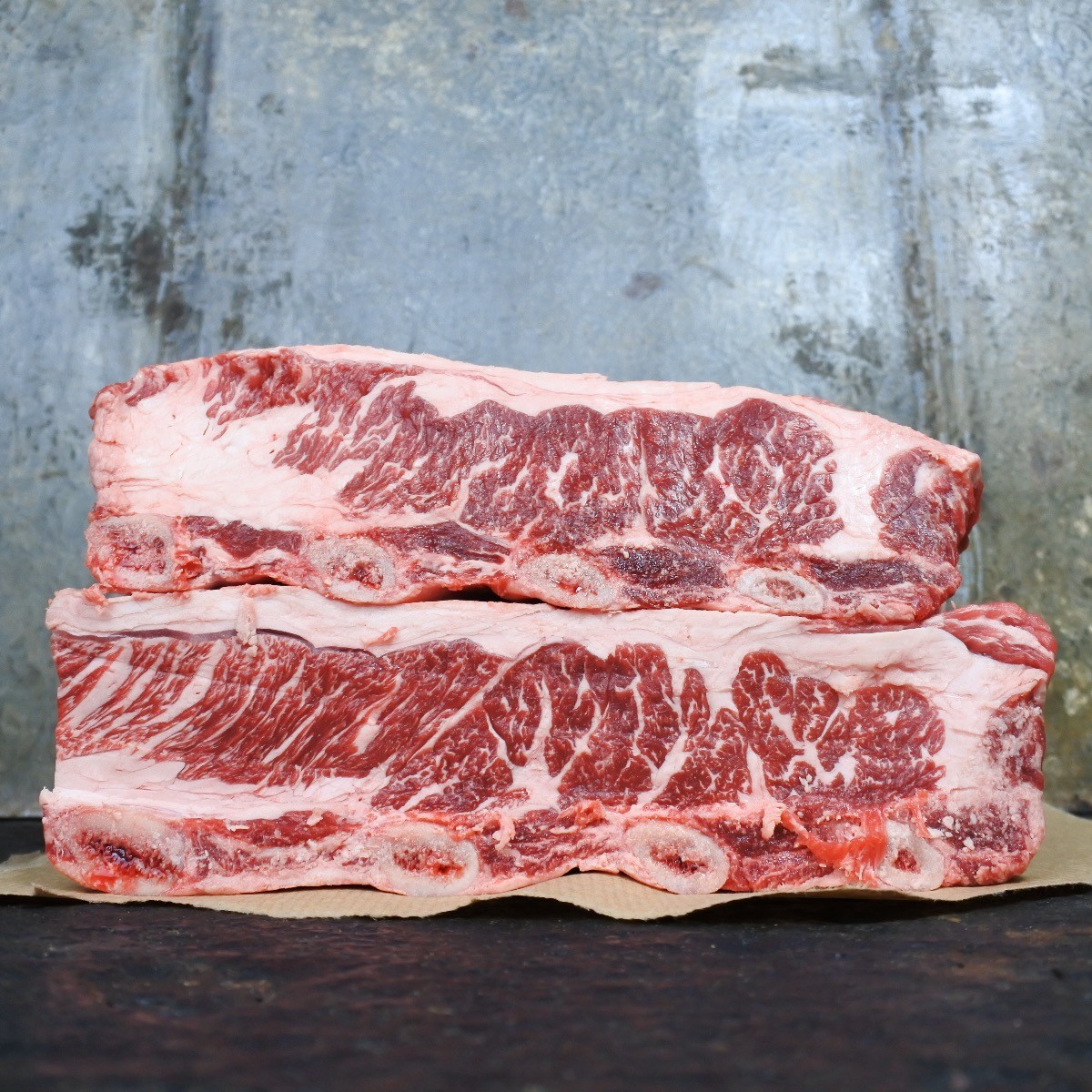 Black Angus short ribs USDA Prime