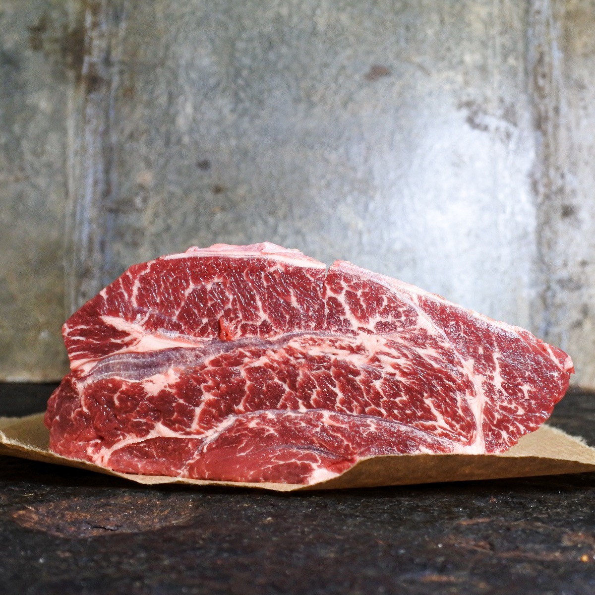 Sukade aan het stuk Black Angus Uruguay