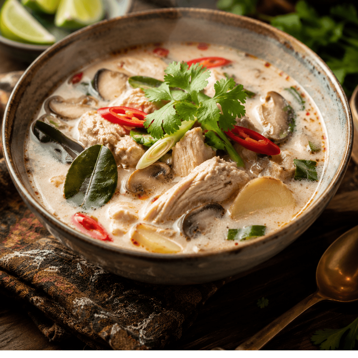 Tom Kha Kai met kip