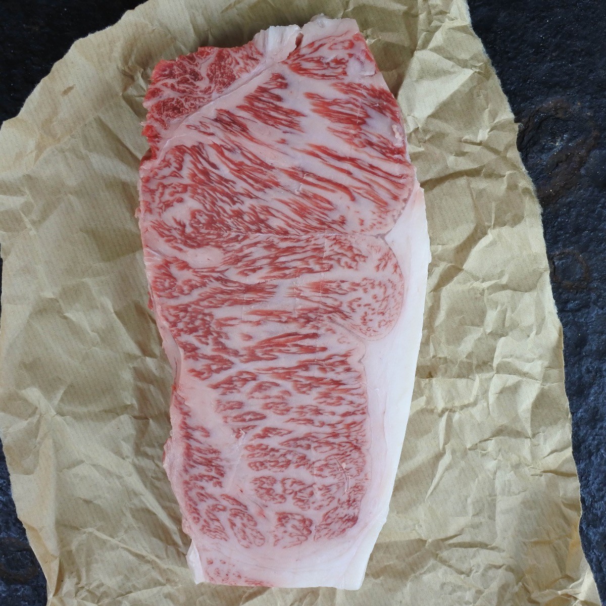 Japans Wagyu entrecote Kagoshima A5+ BMS12