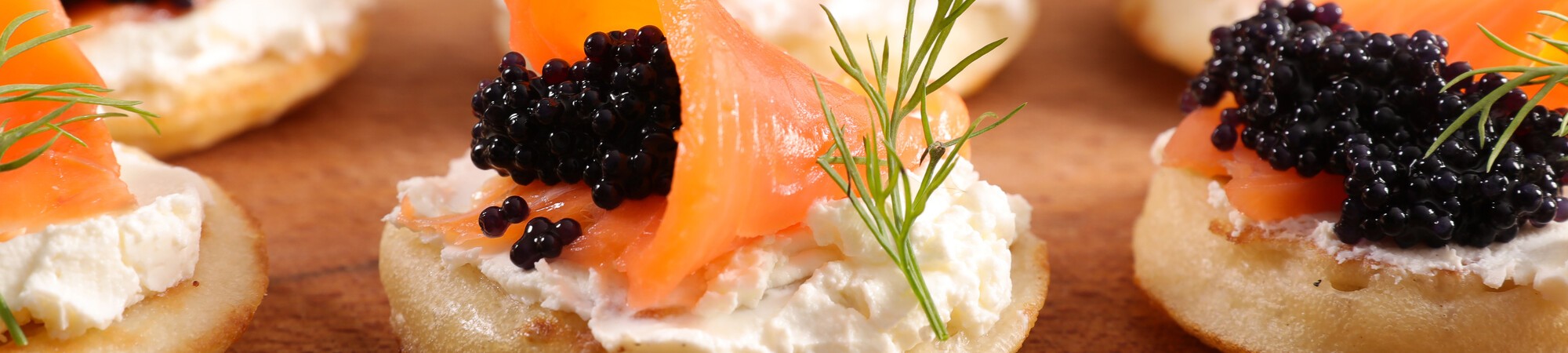 Kaviaar, zalm & foie