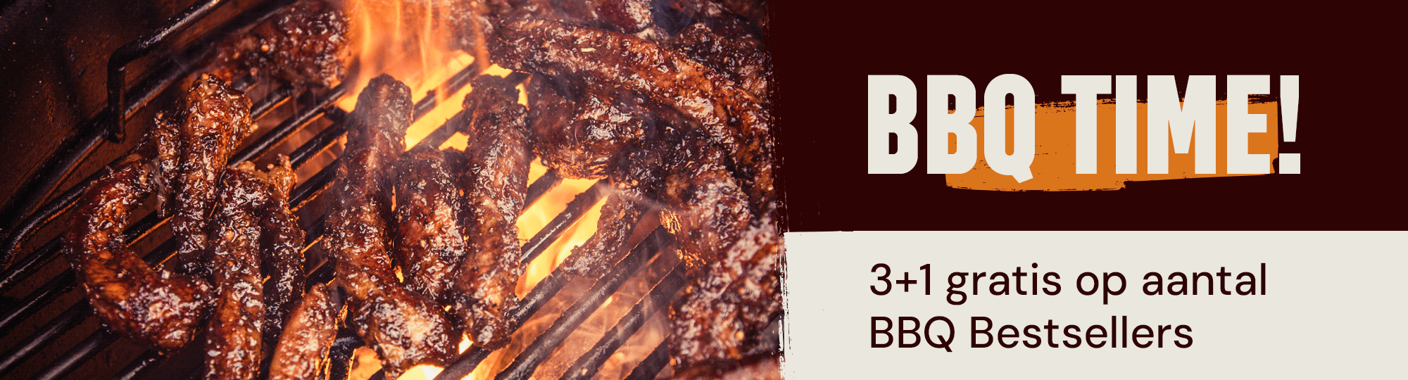 Het BBQ seizoen is gestart! &#128293; 3+1 gratis