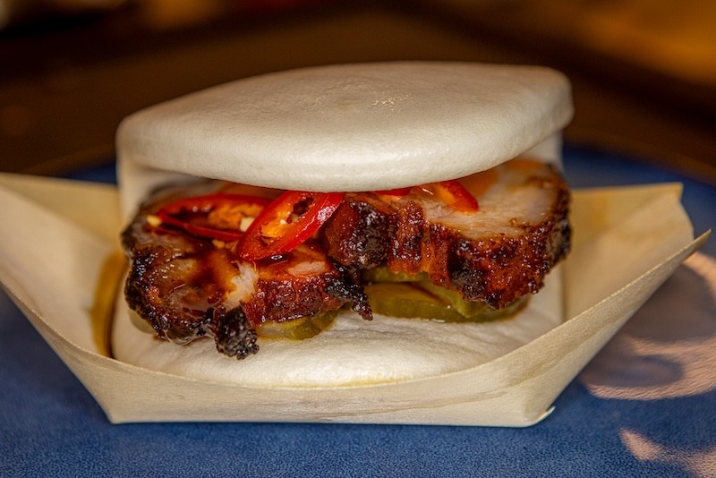 Bao buns met langzaam gegaard buikspek