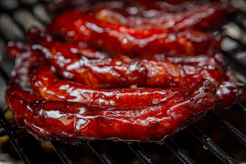 Char siu ribfingers met sticky pruimensaus