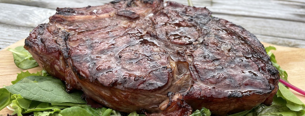 Cote de Boeuf - reversed sear op de BBQ