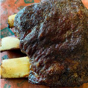 Wagyu beef ribs met BBQ koffie rub