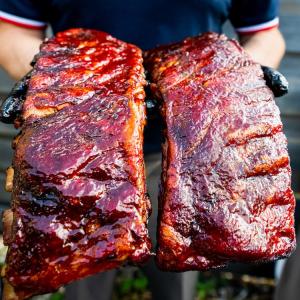 Ginger glazed St. Louis Ribs