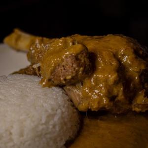 Indonesische Lamsschenkels