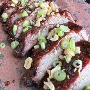 Peanut butter & jelly ribs