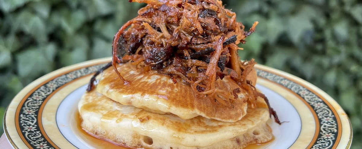 Pulled Pork Pancakes