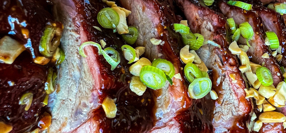 Peanut butter & jelly ribs