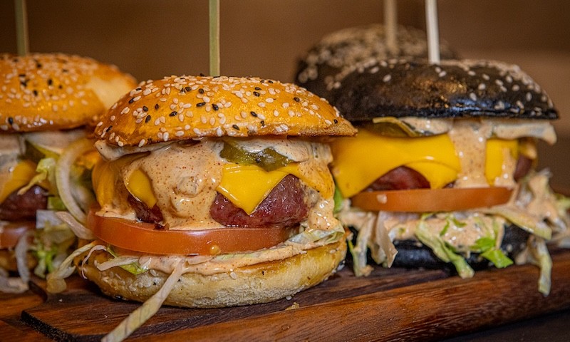 Klassiek broodje hamburger 