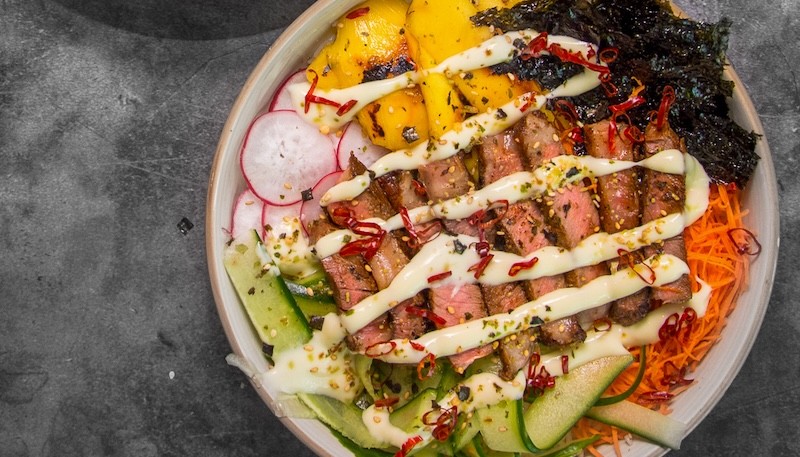 Poke bowl met bavette