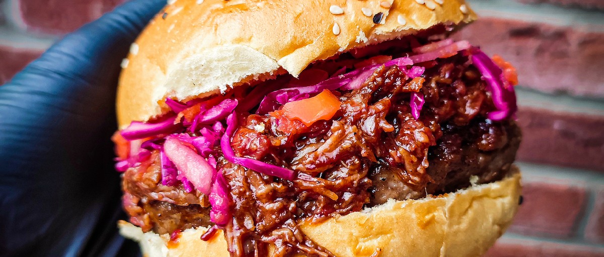 Texas Brisket loaded burger