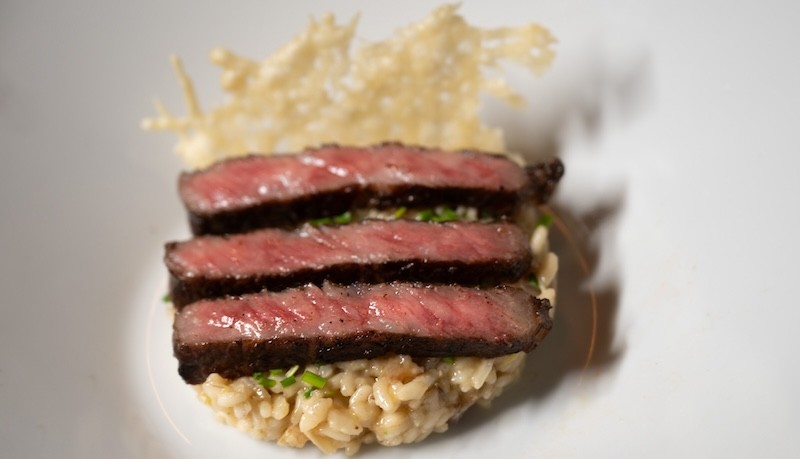 A5 Wagyu entrecote met citroen venkel risotto