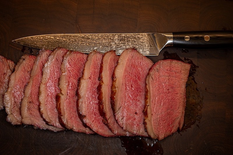 Wagyu picanha aansnijden