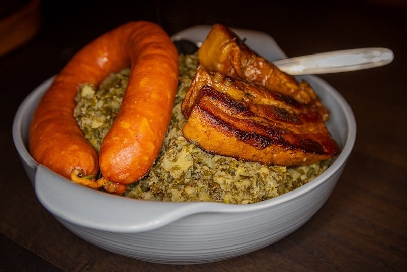 boerenkool met rookworst en vleesribben