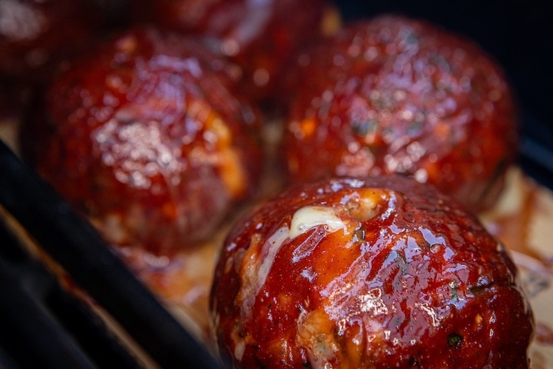 smoked meatballs